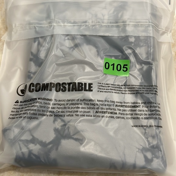 SHEIN Tie Dye Leggings | Black & Grey‎ | Butt-Lifting | Size Small - Picture 7 of 7